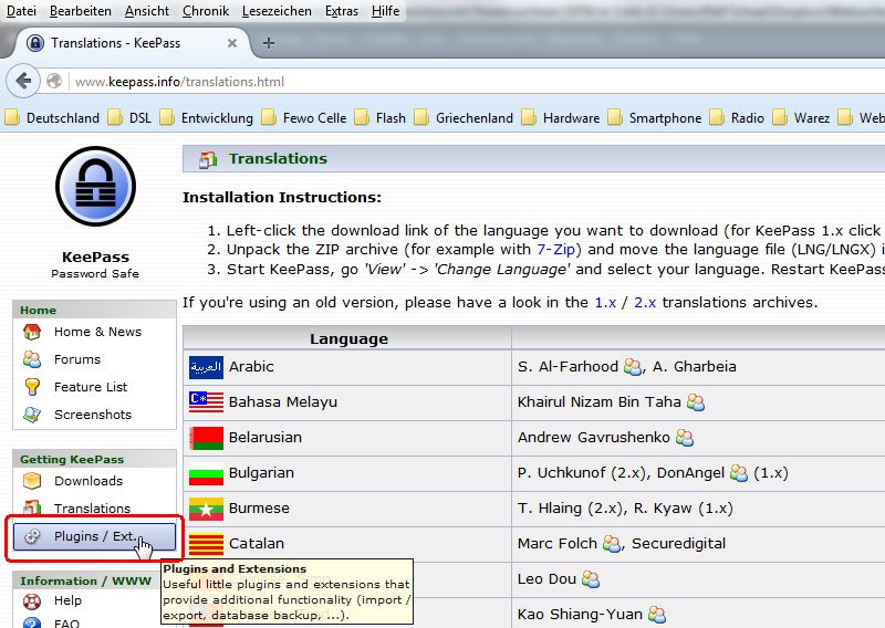 Datei Plugin